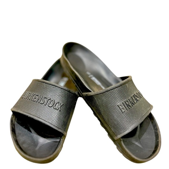 Birkenstock black Barbados beach Slide Sandals contoured Germany size Eu 42 - Picture 8 of 12